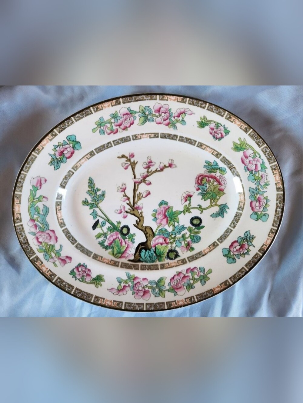 Antique Oval Serving Tray By Royal Venton Ware John Stevenson &sons England